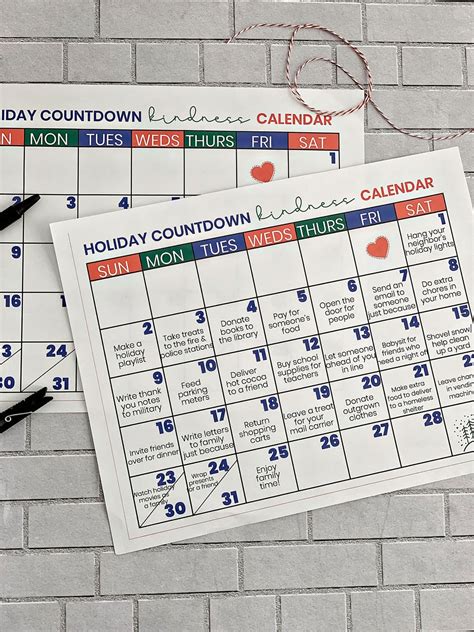 Printable Countdown Calendar Templates At Printable Holiday Countdown