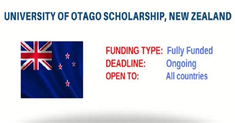 University Of Otago Phd Scholarship 2022 Funded New Zealand