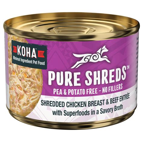 Treats Unleashed Koha Koha Pure Shreds Chicken Breast And Beef Entree