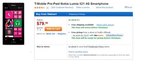 Nokia Lumia 521 On Sale For 7995 At Walmart And Amazon Phonearena