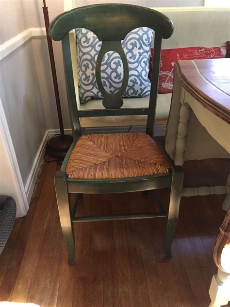 Pottery Barn Chairs In Distressed Green I Found These On A Local