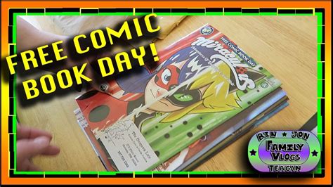 giving comics away for free comic book day 2018 youtube