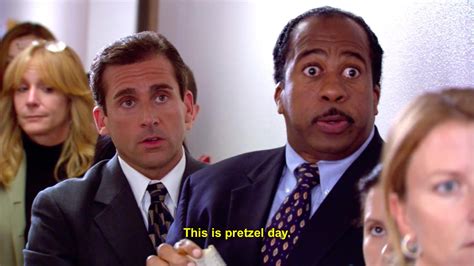 Maybe you would like to learn more about one of these? Happy National Pretzel Day, Stanley! : DunderMifflin