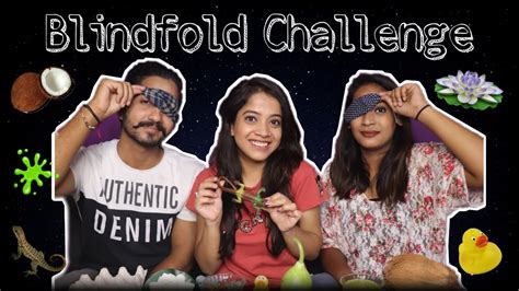 Guess The Item Challenge With Blindfold Himanshis Lifestyle Youtube