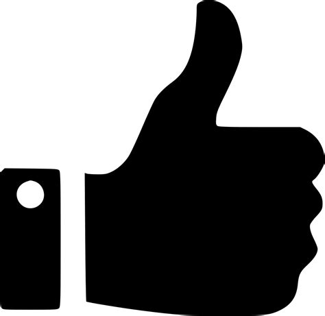 Thumbs Up Svg Png Icon Free Download 530230