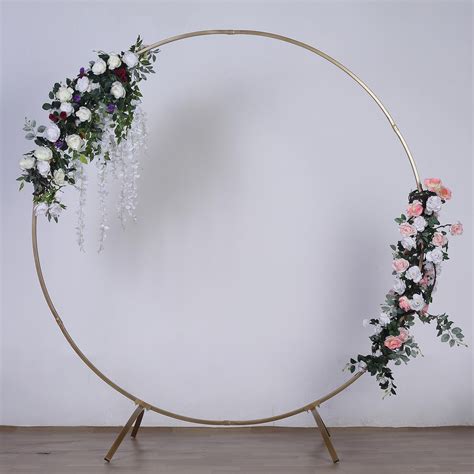 Gold Round Metal Wedding Arch 7ft Tall Good Events Event Rentals