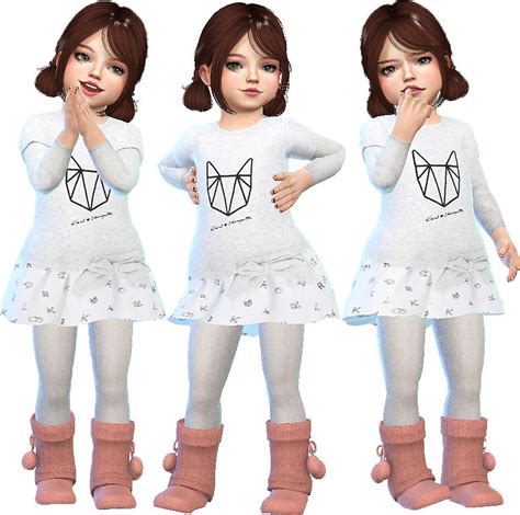 “toddler Lookbook ” Boots By Sims4nexus Available For All Ages