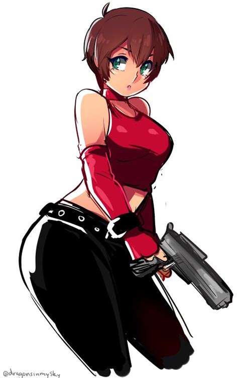 D Ryuu Rebecca Chambers Capcom Resident Evil Resident Evil 0 1girl