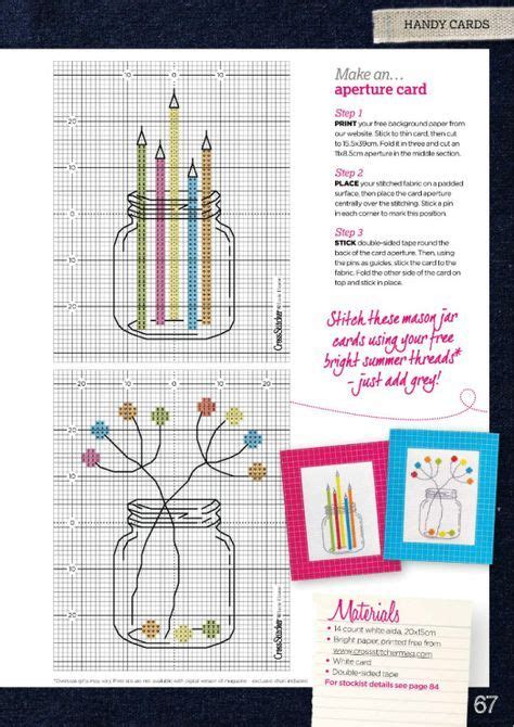 Free shipping on orders over $80! Mason jars part 2 free cross stitch patterns | Progetti ...