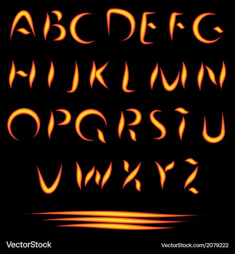 Flame Alphabet