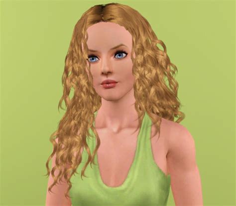 Curly Hair Retextured By Anubis360 At Mod The Sims Sims 3 Hairs