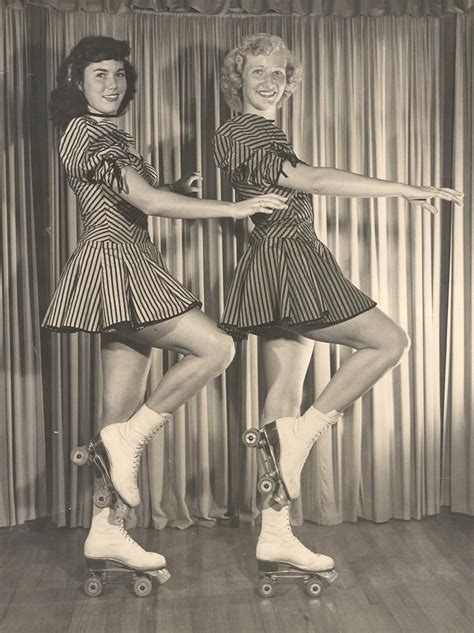 30 Interesting Vintage Photos Of Roller Skating Girls From The Mid 20th Century ~ Vintage Everyday