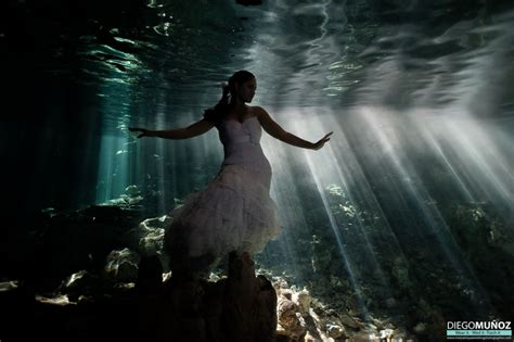 Underwater Trash The Dress Tulum Wedding Photographer Jaira