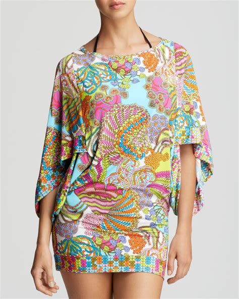 Trina Turk Coral Reef Swim Cover Up Tunic Lyst