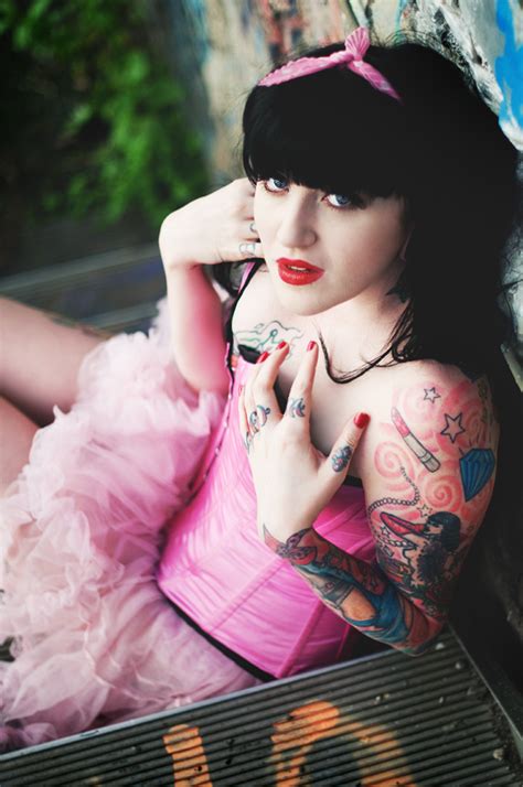 That Tattooed Chick Pink And Fluffy