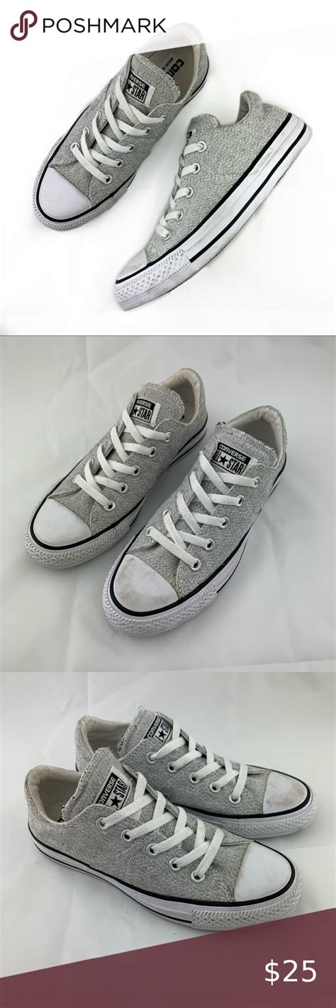 Converse All Star Heather Gray Low Top Size 6 Converse All Star All Star Shoes Converse