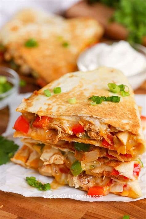 Once upon a time, it seemed like keeping chickens was just for farmers, but today, more and more people are getting back to their roots and keeping chickens in their own backyards. Chicken Quesadillas {Baked or Grilled!} - Spend With Pennies