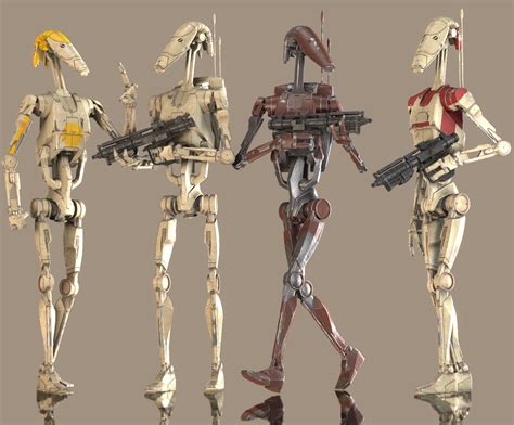 B1 Battle Droids By Yare Yare Dong