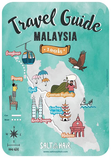 Malaysia Tourist Attractions Map