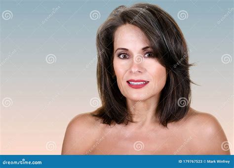 Beautiful Mature Woman Stock Image Image Of Face Beautiful