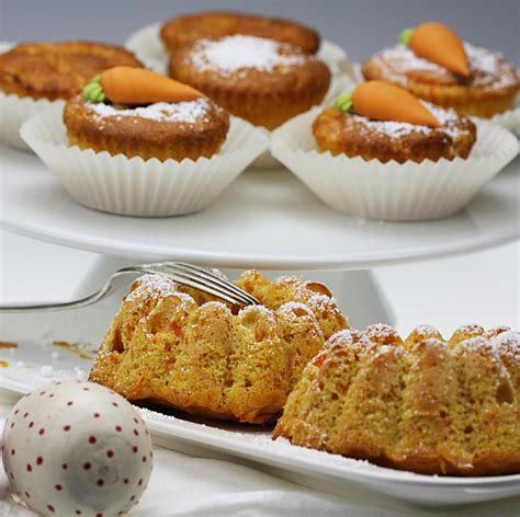Rüebli und alle zutaten bis und mit kirsch unter die masse mischen. Saftiger Rübli-Kuchen