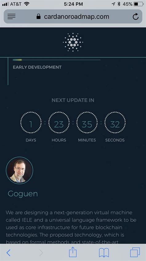 The cardano roadmap has been updated! Cardano roadmap release is less than 48 hours away ...