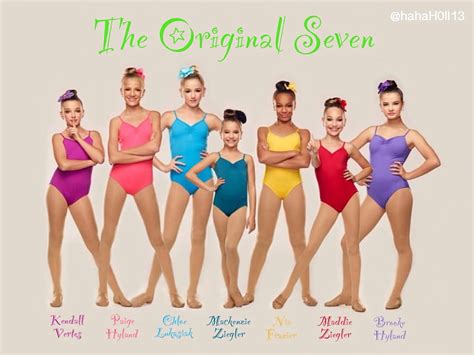 Dance Moms Edit Of The Original Seven Kendall Vertes Paige Chloe