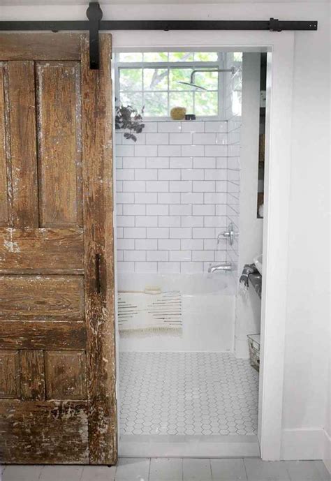 100 Stunning Farmhouse Bathroom Tile Shower Decor Ideas And Remodel To