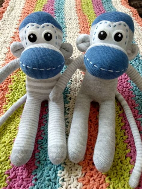 Soft Baby Sock Monkey For Babies Etsy Uk