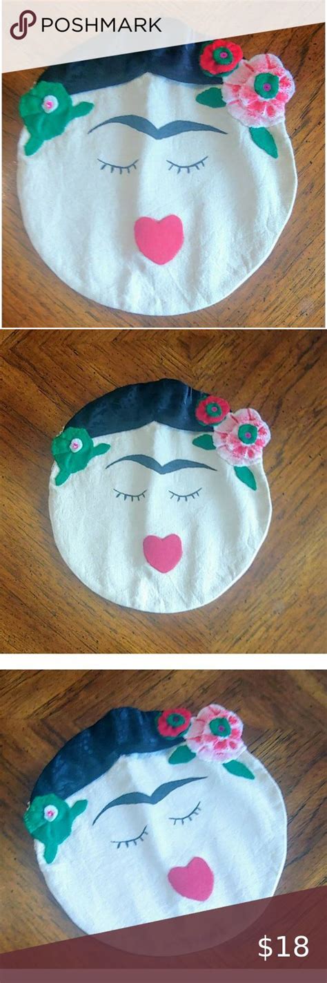 Frida Kahlo Handmade Mexican Kitchen Kitschy Artsy Tortilla Warmer Pot Holder Handmade