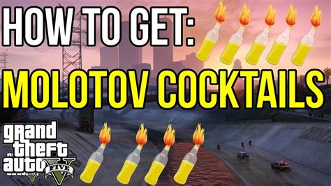 Gta 5 How To Get Molotov Cocktails In Gta V Location Youtube