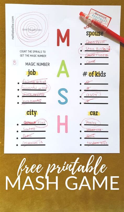 These free blank golden ticket a golden ticket grants admission to the most special of events. free printable MASH game. | Mash game, 40th birthday party ...