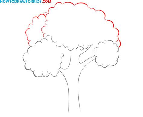 How To Draw A Tree Easy Drawing Tutorial For Kids