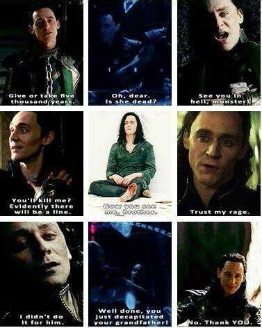 Funny moments and quotes of this epic character :)). Loki... favorite quotes from Thor: The Dark World (With ...