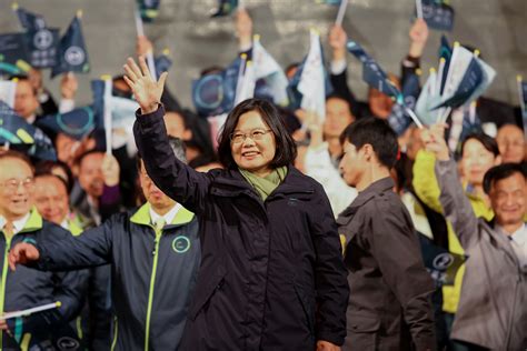 Tsai Wins Taiwans Presidency Captures Legislature In Landslide