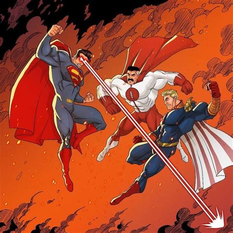 Superman Homelander And Omni Man Superman Superman Art Marvel