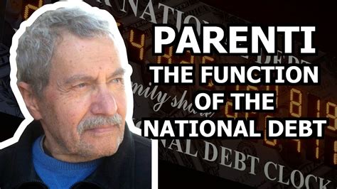 Michael Parenti The Function Of The National Debt Youtube