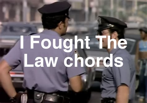 I Fought The Law Chords By The Clash Spy Tunes
