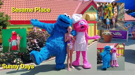 Our Day At Sesame Place Sesame Street Character Meet And Greets Parade