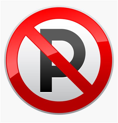 No Symbol Parking Sign Clip Art No Parking Sign Png Transparent Png