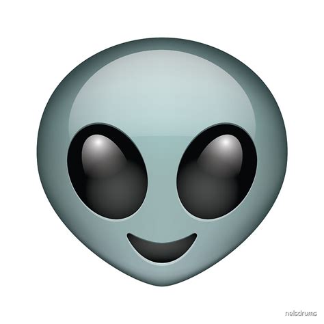 Alien Emoji By Nelsdrums Redbubble
