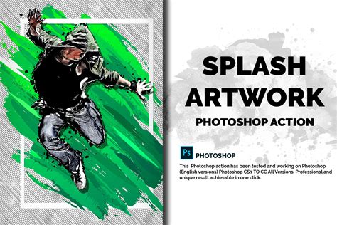 Splash Artwork Photoshop Action Design Cuts