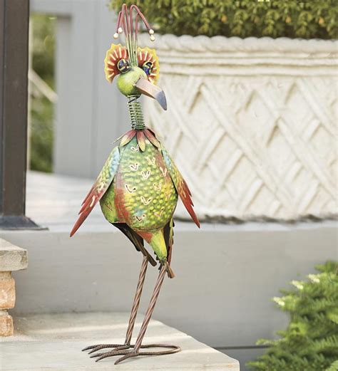 Metal Bird Art For Garden Adr Alpujarra