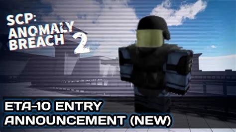 Mtf Eta 10 See No Evil Entry Announcement New Scp Anomaly Breach