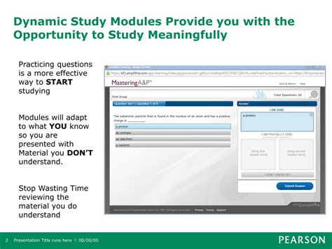 Ppt Dynamic Study Modules Provide You With The Opportunity To Study