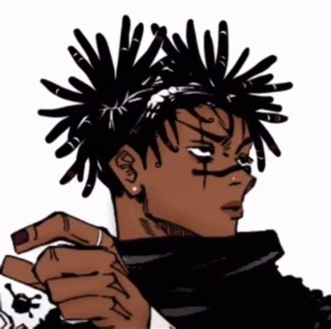 Black Anime Boy Pfp Dreads