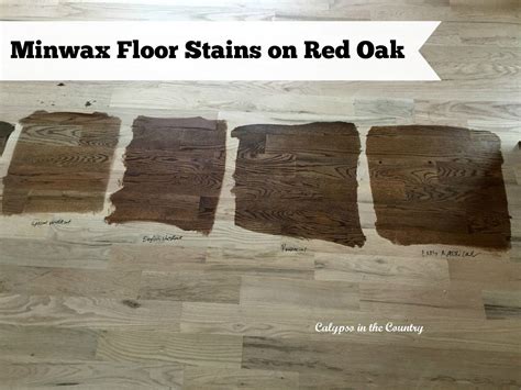 Red Oak Floor Stains Minwax Sherrell Boothe