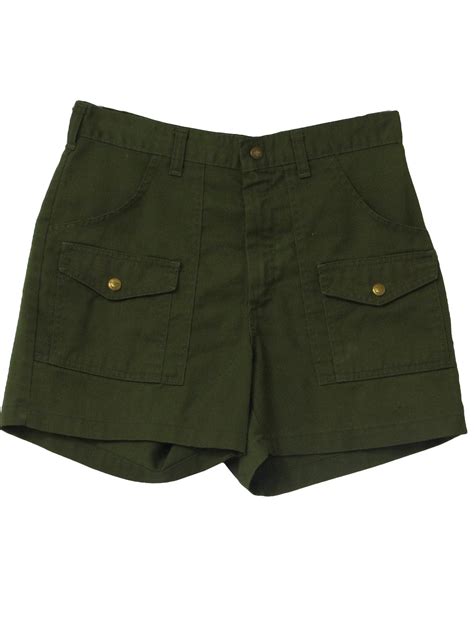 Vintage 80s Shorts 80s Boy Scouts Of America Mens Dark Olive