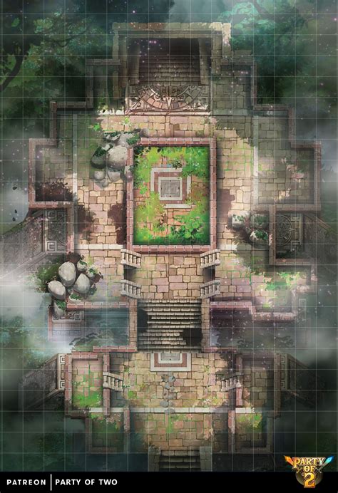 Aztec Temple Set 04 Party Of Two On Patreon In 2021 Fantasy City