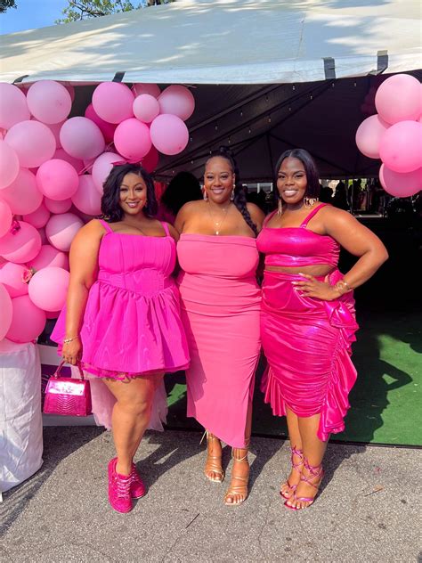 Went to an event recently that was a pink party for plus size women